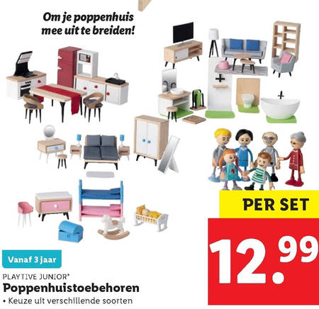 poppenhuismeubel folder aanbieding bij Lidl