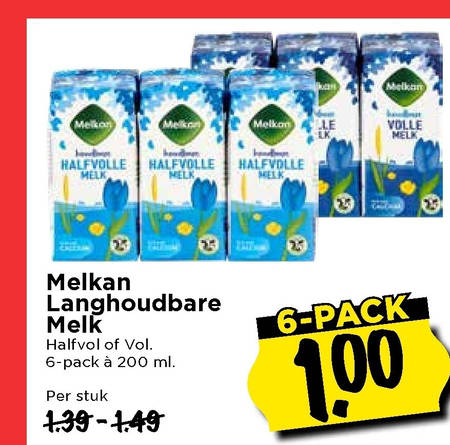 Melkan   melk folder aanbieding bij  Vomar - details