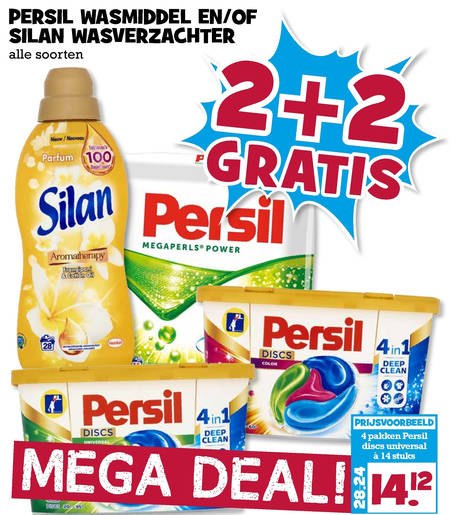 Persil   wasverzachter, wasmiddel folder aanbieding bij  Boons Markt - details