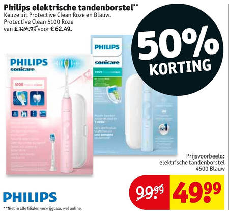 Philips   electrische tandenborstel folder aanbieding bij  Kruidvat - details