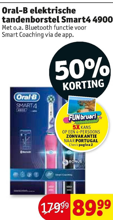 Braun Oral-B   electrische tandenborstel folder aanbieding bij  Kruidvat - details