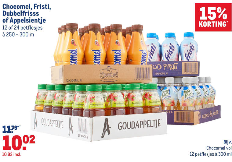 Fristi   fruitdrank, drinkyoghurt folder aanbieding bij  Makro - details