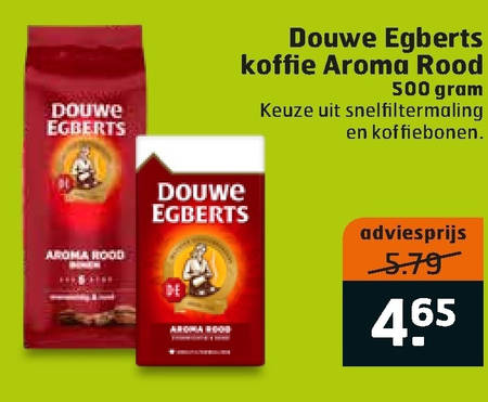 Douwe Egberts   koffie, koffiebonen folder aanbieding bij  Trekpleister - details