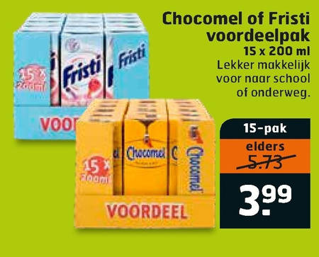 Chocomel   drinkyoghurt, chocolademelk folder aanbieding bij  Trekpleister - details