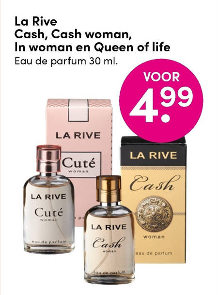 La Rive   eau de parfum folder aanbieding bij  DA - details