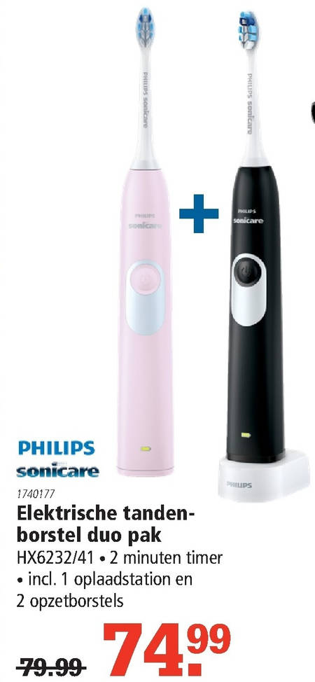 Philips   electrische tandenborstel folder aanbieding bij  Marskramer - details