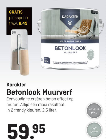 Karakter   muurverf folder aanbieding bij  Multimate - details