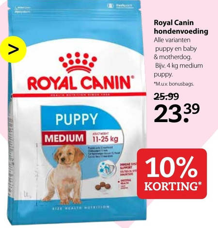 Royal Canin   hondenvoer folder aanbieding bij  Pets Place - details