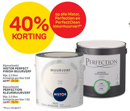 Histor   muurverf folder aanbieding bij  Praxis - details