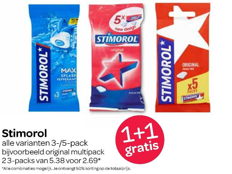 Stimorol   kauwgom folder aanbieding bij  Spar - details