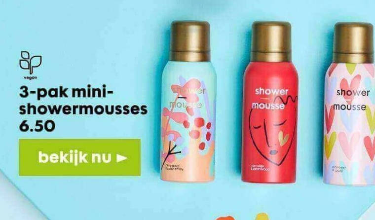 Hema huismerk   douchegel folder aanbieding bij  Hema - details