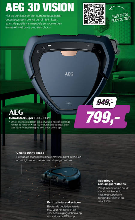 AEG   robotstofzuiger folder aanbieding bij  EP Electronic Partner - details