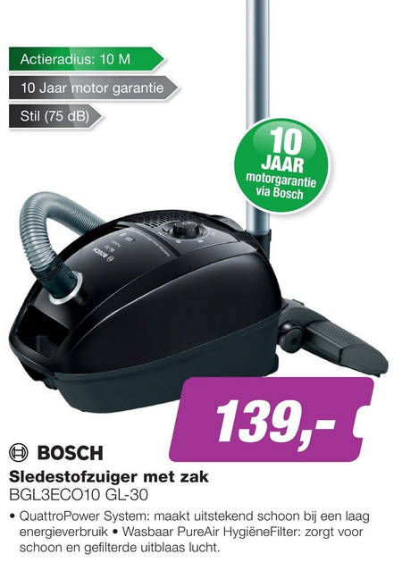 Bosch   stofzuiger folder aanbieding bij  EP Electronic Partner - details