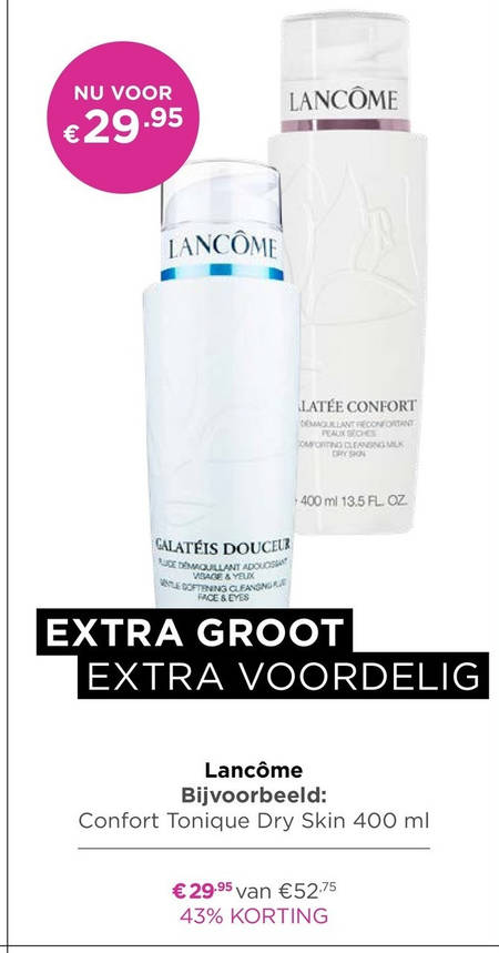 Lancome   gezichtsverzorging folder aanbieding bij  Ici Paris XL - details