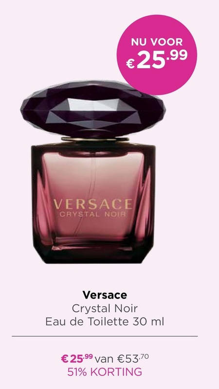 Versace   eau de toilette folder aanbieding bij  Ici Paris XL - details