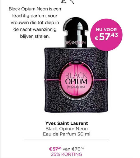 B.C. Scheur Luchtpost YSL eau de parfum folder aanbieding bij Ici Paris XL - details