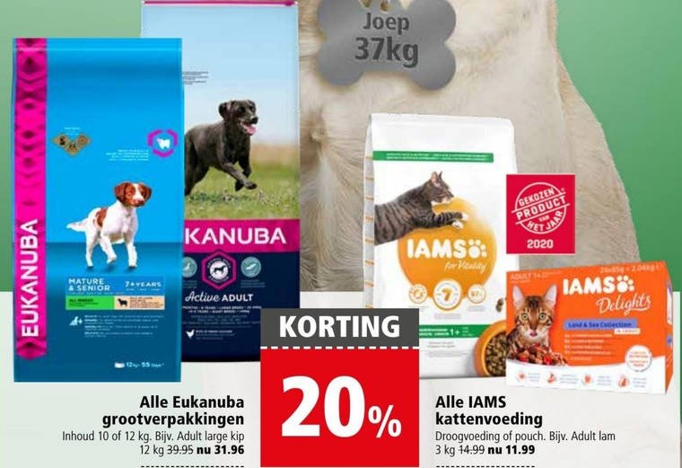 IAMS   hondenvoer, kattenvoer folder aanbieding bij  Welkoop - details