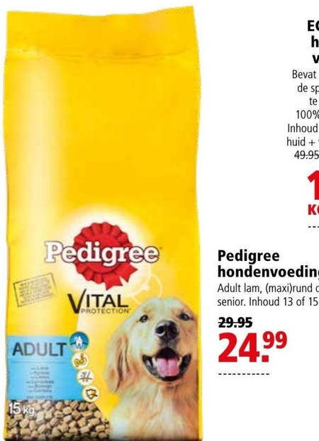 Pedigree   hondenvoer folder aanbieding bij  Welkoop - details