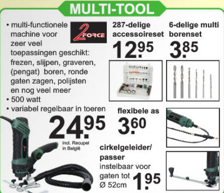 2Force   multitool folder aanbieding bij  Van Cranenbroek - details