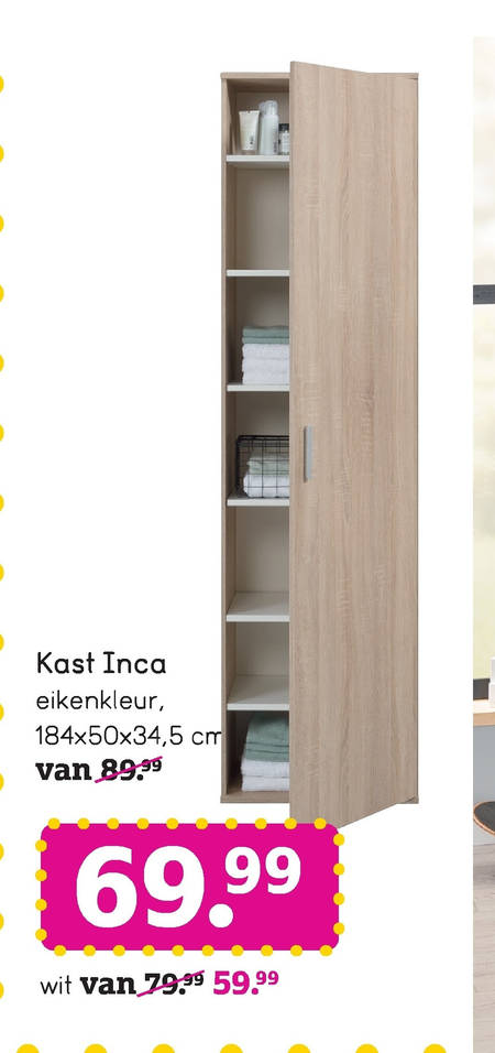 kast folder aanbieding bij details