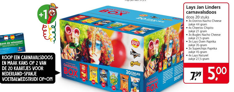 Lays   zoutje, chips folder aanbieding bij  Jan Linders - details