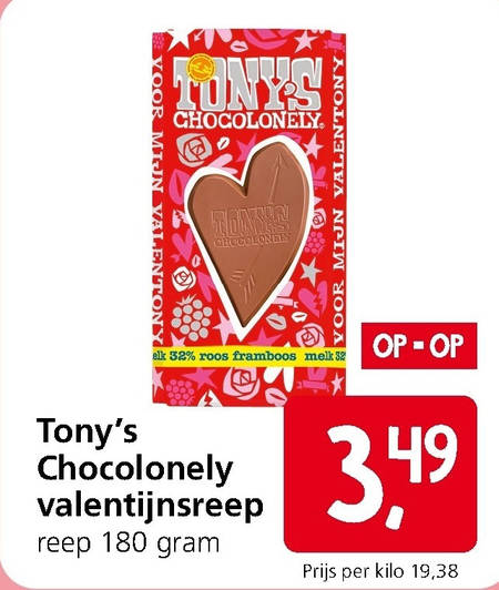 Tony Chocolony   chocolade folder aanbieding bij  Jan Linders - details