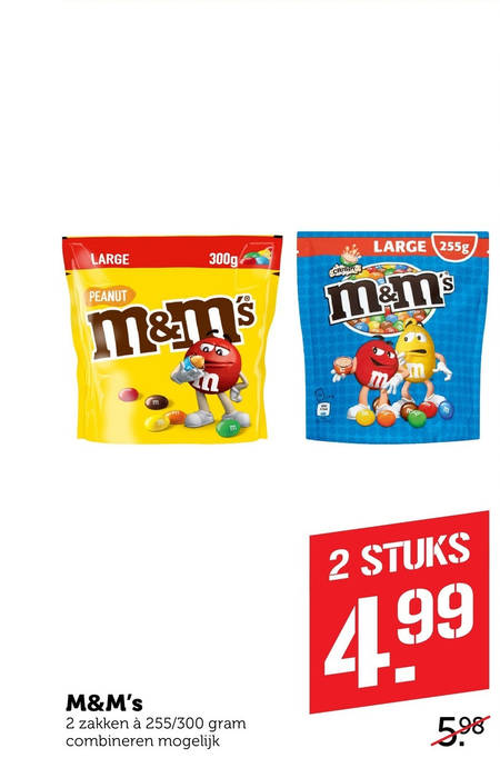 M en Ms   chocolade, chocoladepindas folder aanbieding bij  Coop - details