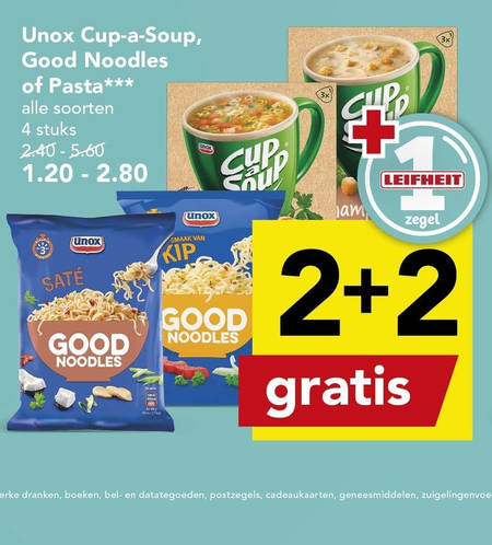 Cup a Soup   soep, noodles folder aanbieding bij  Deen - details