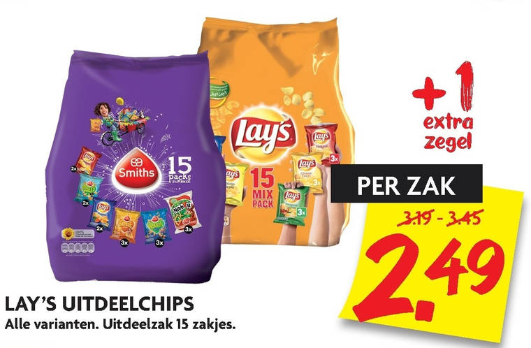 Lays   chips folder aanbieding bij  Dekamarkt - details