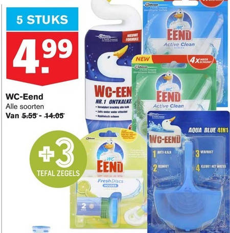 WC Eend   toiletblok folder aanbieding bij  Hoogvliet - details