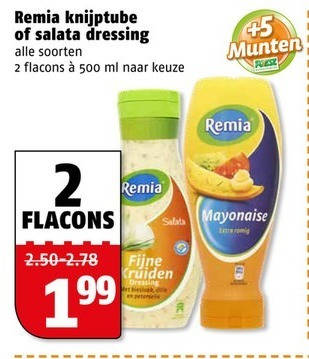 Remia   tomatenketchup, fritessaus folder aanbieding bij  Poiesz - details