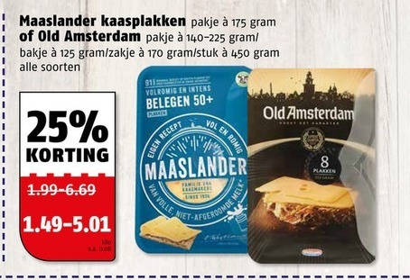 Maaslander   kaas, kaasplakken folder aanbieding bij  Poiesz - details