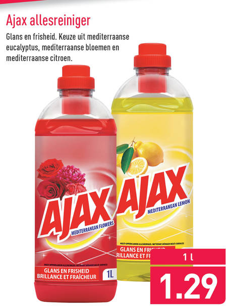 Ajax   allesreiniger folder aanbieding bij  Aldi - details