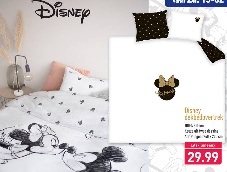 Disney   dekbedovertrek folder aanbieding bij  Aldi - details