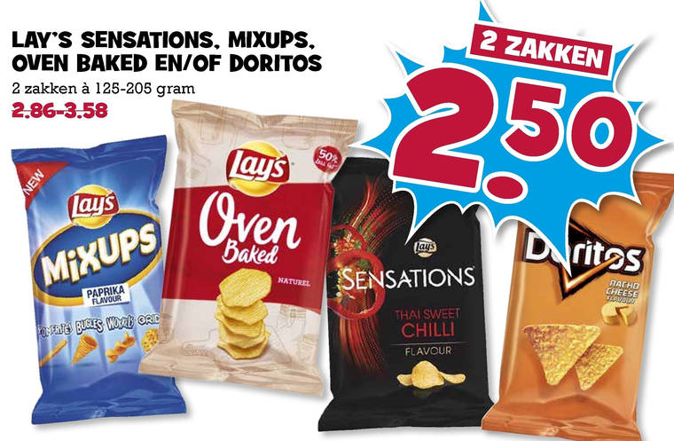 Lays   zoutje, chips folder aanbieding bij  Boons Markt - details