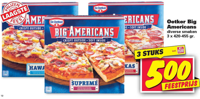 Dr Oetker   diepvriespizza folder aanbieding bij  Nettorama - details