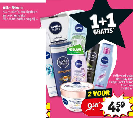 Nivea   gezichtsverzorging, huidverzorging folder aanbieding bij  Kruidvat - details