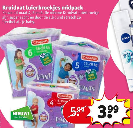 Kruidvat Huismerk   luierbroekjes folder aanbieding bij  Kruidvat - details