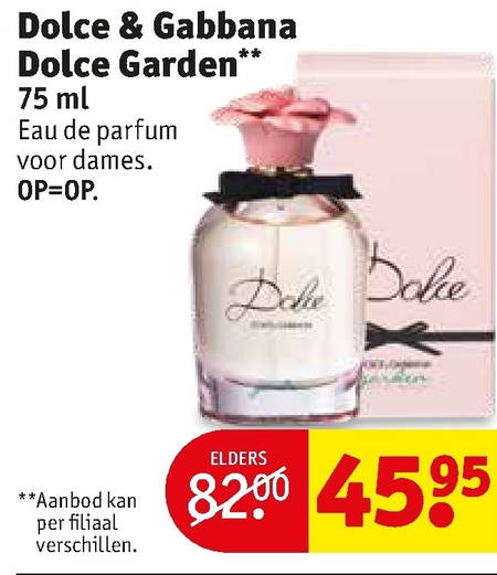 Dolce and Gabanna   eau de parfum folder aanbieding bij  Kruidvat - details