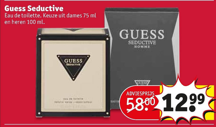 Guess   eau de toilette folder aanbieding bij  Kruidvat - details