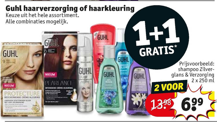 Guhl   cremespoeling, haarverzorging folder aanbieding bij  Kruidvat - details