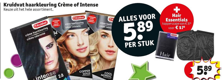 Kruidvat Huismerk   haarkleuring folder aanbieding bij  Kruidvat - details