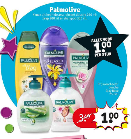 Palmolive   handzeep, douchegel folder aanbieding bij  Kruidvat - details