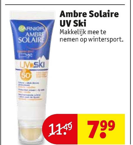 Ambre Solaire   zonnebrandolie folder aanbieding bij  Kruidvat - details