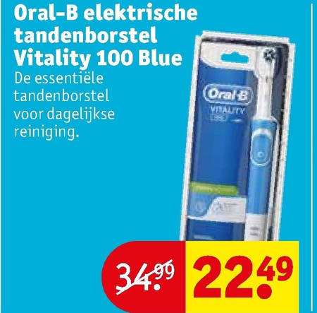 Braun Oral-B   electrische tandenborstel folder aanbieding bij  Kruidvat - details