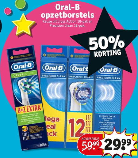 Braun Oral-B   opzetborstel folder aanbieding bij  Kruidvat - details