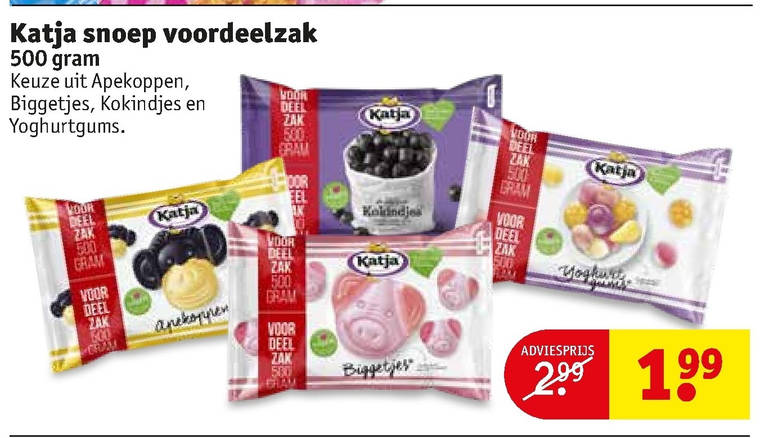 Katja   snoep, drop folder aanbieding bij  Kruidvat - details