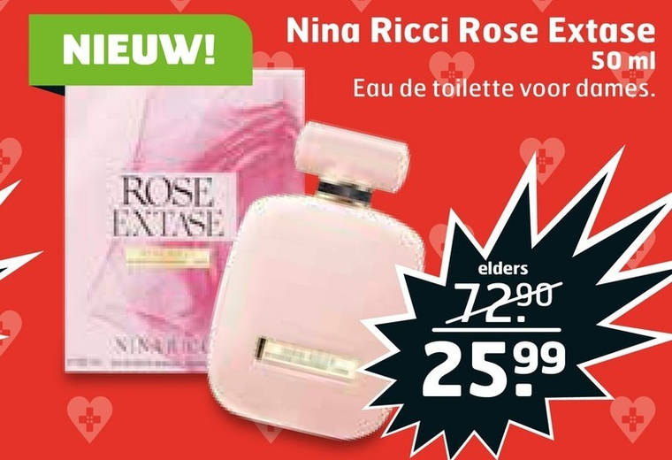 Nina Ricci   eau de toilette folder aanbieding bij  Trekpleister - details