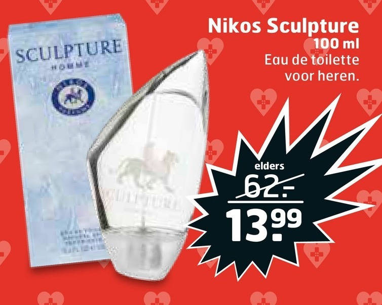 Nikos   eau de toilette folder aanbieding bij  Trekpleister - details