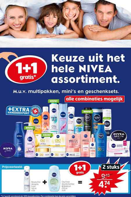 Nivea   scheergel, scheerschuim folder aanbieding bij  Trekpleister - details